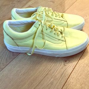 Vans Pastel Yellow Size 7.5